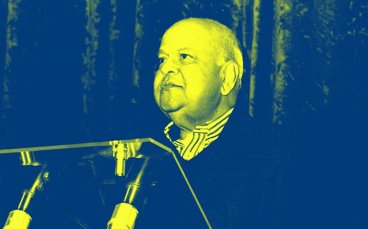 Pravin Gordhan speaks at #JozisBBF. Image courtesy of jozisbbf.com